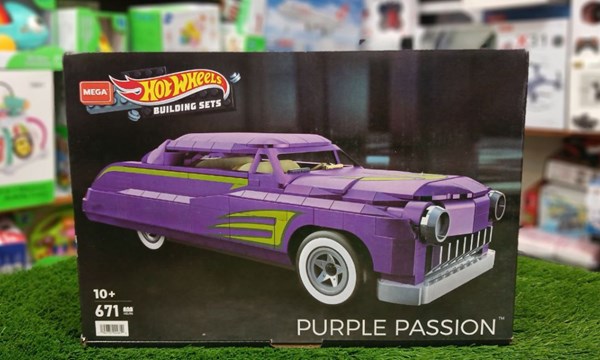 لگو تکنیک ماشین مسابقه ای هات ویلز 671 قطعه مدل Hot Wheels Mega PURPLE PASSION _لگو