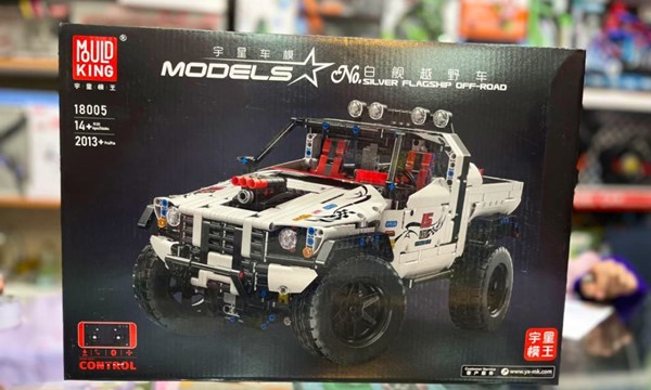 لگو تکنیک ماشین آفرود با کنترل و اپلیکیشن 2013 قطعه مدل Mould King 18005 RC Off-Road_لگو