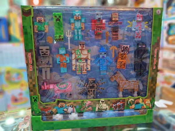 اکشن فیگور مدل ماینکرافت مجموعه 15 عددی 48165 MINECRAFT_اکشن فیگور