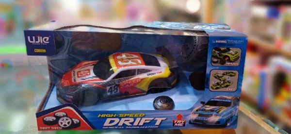 ماشین کنترلی دریفت با چرخ‌های یدکی مقیاس 1:12 مدل Drift Car Super Racing 99-221_ماشین کنترلی