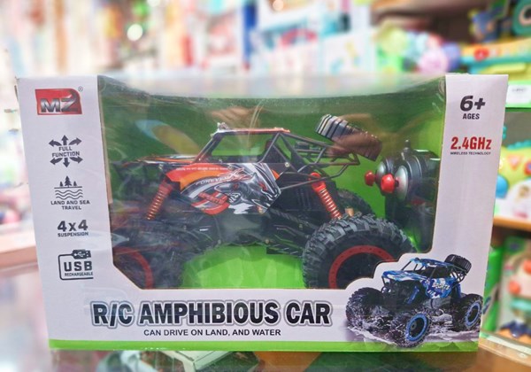 ماشین کنترلی آب و خاک آفرود دو دیفرانسیل رنگ قرمز مدل MZ 2047_ماشین کنترلی