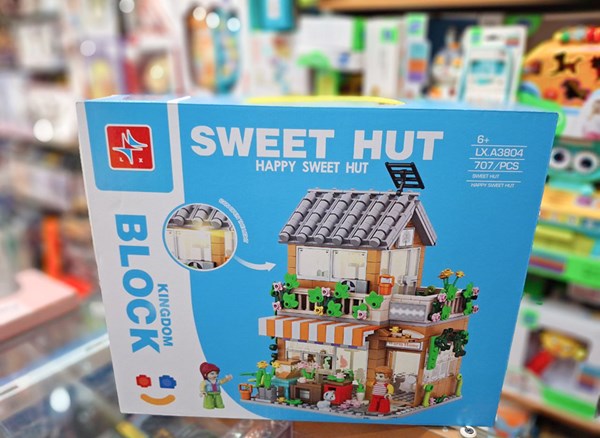 لگو کریتور ویلا چراغدار 707 قطعه مدل SWEET HUT LX.A 3804_لگو