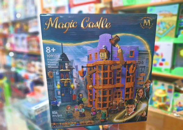 لگو هری پاتر کوچه دیاگون جادوگر ویزلی 834 قطعه مدل 10910 Weasleys Wizard Wheezes_لگو