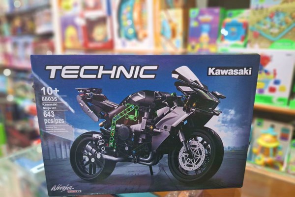 لگو تکنیک موتور کاوازاکی 643 قطعه مدل 88035 Kawasaki Ninja H2_لگو