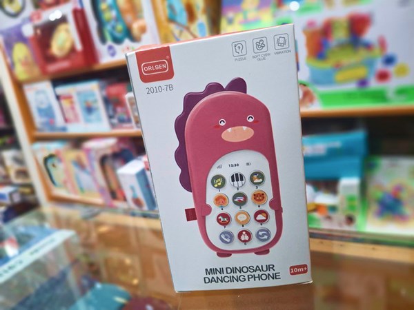 موبایل اسباب بازی موزیکال با طرح دایناسور کد 2010_اسباب بازی نوزادی