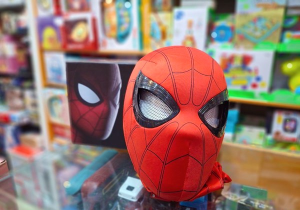 ماسک صورت مرد عنکبوتی فک دار قرمز Spider-Man Headgear_اکشن فیگور