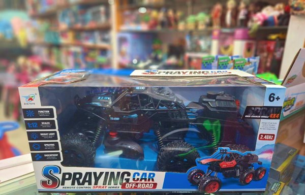 ماشین کنترلی شارژی آفرود دودزا 6 چرخ مقیاس 1:12 کد 2038_ماشین کنترلی