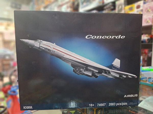 لگو کریتور جت مسافربری ایرباس کنکورد 2083 قطعه با پایه کد 74667_لگو