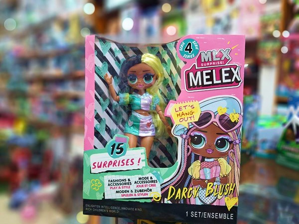 عروسک سورپرایزی MELEX مدل Darcy Blush با 15 سورپرایز کد 881_عروسک سورپرایزی
