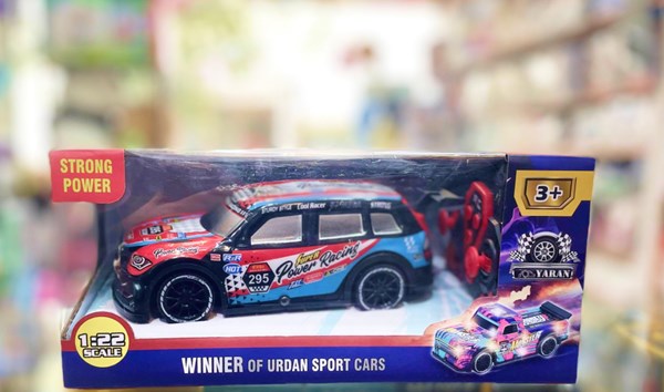 ماشین کنترلی مسابقه‌ ای دودزا طرح هاچ‌ بک مقیاس 1:22 مدل Sport Cars 3714_ماشین کنترلی