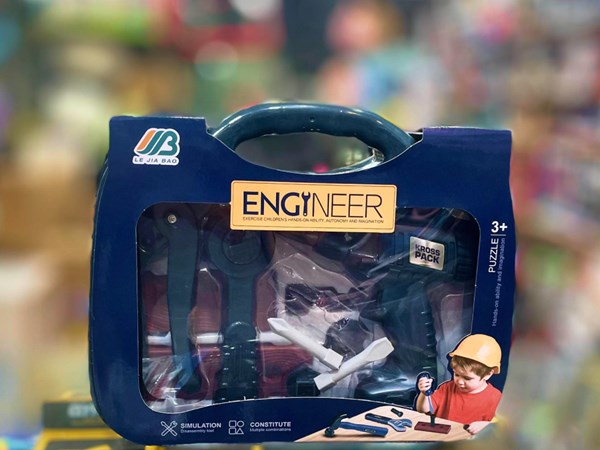 اسباب بازی جعبه ابزار با دریل و وسایل_اسباب بازی مشاغل