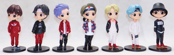 اکشن فیگور گروه بی‌ تی‌ اس BTS مجموعه 7 تایی_اکشن فیگور
