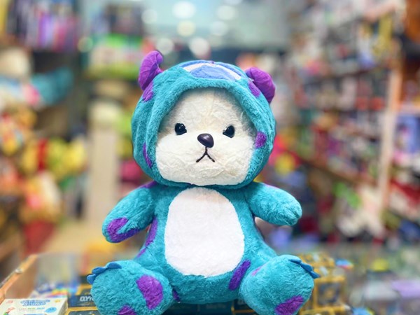 عروسک پولیشی اورجینال خرس سالیوان پتو دار_عروسک