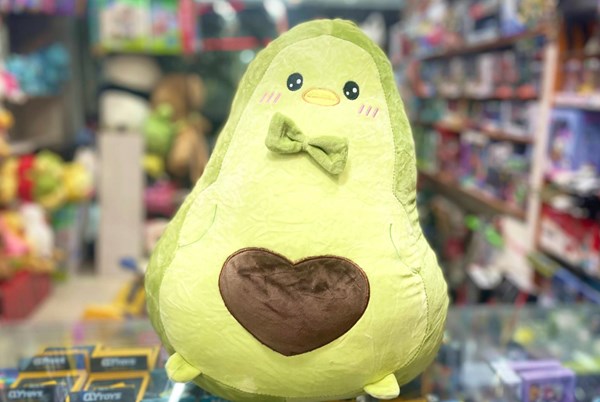 عروسک پولیشی اورجینال آووکادو سبز پتو دار_عروسک