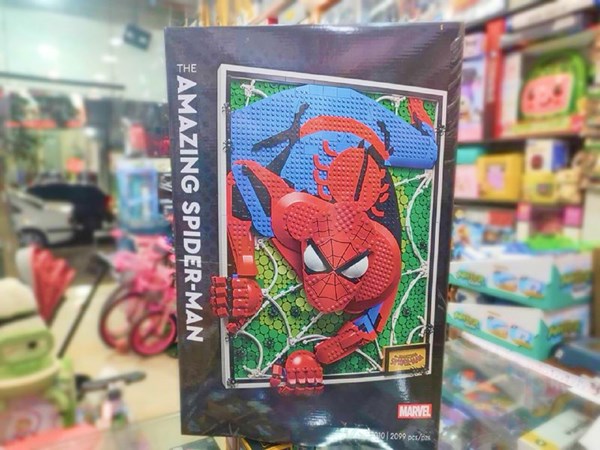 لگو مارول تابلوی مرد عنکبوتی مدل 88010