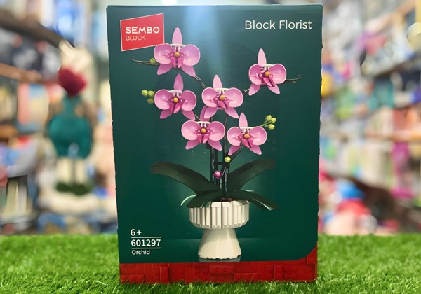 لگو گل ارکیده صورتی مدل 601297