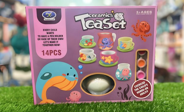 ست چای خوری رنگ آمیزی سرامیکی مدل 868