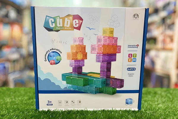 تایل مگنت مغناطیسی مکعبی 64 قطعه مدل 1447