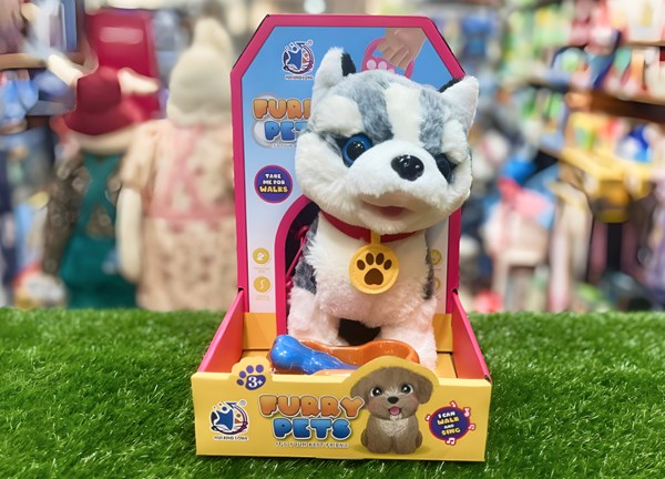 عروسک سگ رباتیک با دسته کنترلی مدل 555