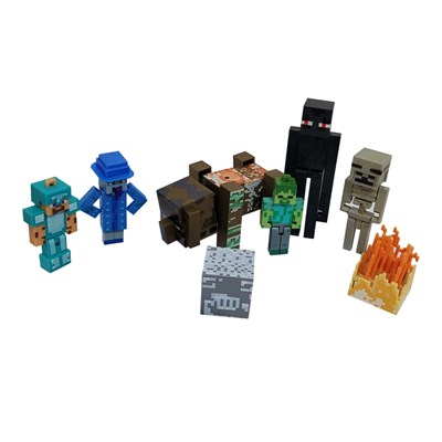 اکشن فیگور مدل ماینکرافت مجموعه 12 عددی MINECRAFT _اکشن فیگور