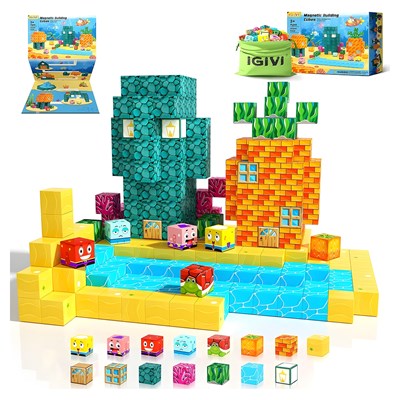 تایل مگنت مغناطیسی ماینکرافت 252 قطعه مدل 1407