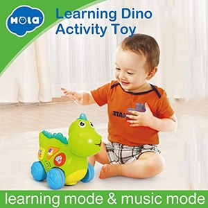 اسباب بازی دایناسور موزیکال هولی تویز Hola Toys مدل 6105 baby dino_ اسباب بازی نوزادی