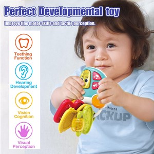 جغجغه دندانگیر موزیکال طرح جاکلیدی هولی تویز Hola Toys مدل A8996_ اسباب بازی نوزادی