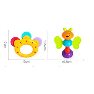 جغجغه دندانگیر رنگارنگ 6 عددی هولی تویز Hola Toys مدل 939A_اسباب بازی نوزادی
