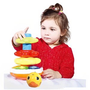 اسباب بازی حلقه آموزشی موزیکال اردک LERNING FUN_اسباب بازی نوزادی