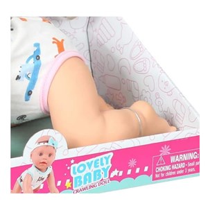 عروسک نوزاد دختر چهار دست و پا LOVELY BABY مدل Crawling Doll_عروسک