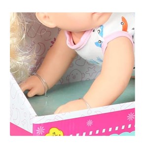 عروسک نوزاد دختر چهار دست و پا LOVELY BABY مدل Crawling Doll_عروسک