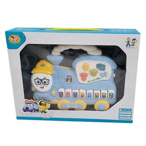 ارگ آموزشی موزیکال طرح قطار با آموزش صدای حیوانات train piano Toy_اسباب بازی نوزادی
