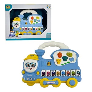 ارگ آموزشی موزیکال طرح قطار با آموزش صدای حیوانات train piano Toy_اسباب بازی نوزادی