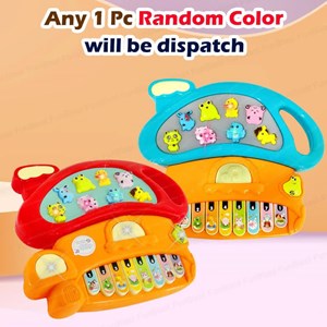 ارگ آموزشی موزیکال طرح قارچ با آموزش صدای حیوانات Mushroom Piano Toy_اسباب بازی نوزادی