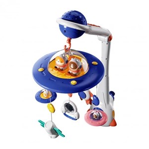 اسباب بازی آویز تخت کنترلی موزیکال طرح فضایی Universe Baby Bed Bell_اسباب بازی نوزادی