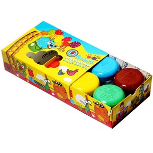 رنگ انگشتی آریا 6 رنگ Arya finger paint 6 colors_اسباب بازی علمی