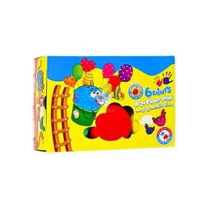 رنگ انگشتی آریا 6 رنگ Arya finger paint 6 colors_اسباب بازی علمی