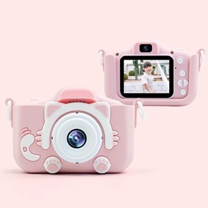 دوربین عکاسی و فیلمبرداری دیجیتال کودک ۱2 مگاپیکسل صورتی مدل AX6065 Kids Camera Digital_دیجیتال و هوشمند