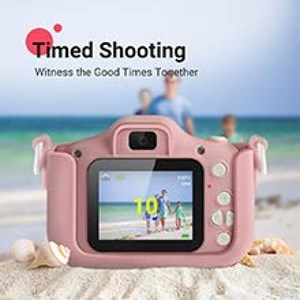 دوربین عکاسی و فیلمبرداری دیجیتال کودک ۱2 مگاپیکسل صورتی مدل AX6065 Kids Camera Digital_دیجیتال و هوشمند
