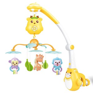 اسباب بازی آویز تخت کنترلی موزیکال طرح پاندا Remote control Rotating Bed Bell_ اسباب بازی نوزادی