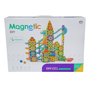 اسباب بازی ساختنی تایل مگنتی 226 قطعه مدل Magnetic DIY _لگو