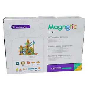 اسباب بازی ساختنی تایل مگنتی 226 قطعه مدل Magnetic DIY _لگو