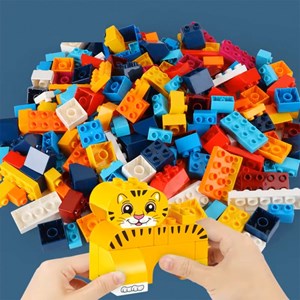 لگو دوپلو اسمونو 136 قطعه مدل اتوبوس حیوانات smoneo رنگ صورتی _لگو