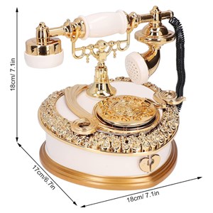 جعبه موزیکال کودک مدل تلفن سلطنتی_اسباب بازی لوازم خانگی
