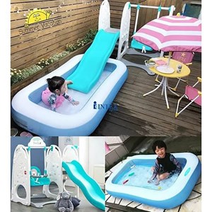 استخر بادی کودک مستطیل 166 سانتیمتری اینتکس مدل 57403 intex_اسباب بازی ورزشی