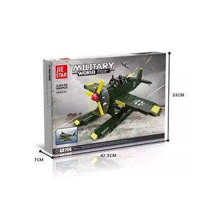 لگو تکنیک هواپیمای نظامی 588 قطعه مدل JIE STAR MILITARY WORLD 23045 _لگو