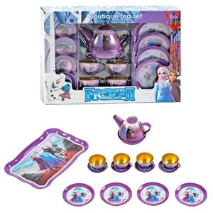 اسباب بازی ست چای خوری فلزی طرح فروزن _اسباب بازی لوازم خانگی