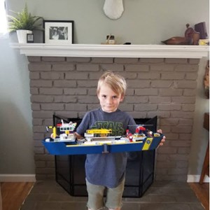 لگو سیتی کشتی اکتشاف در اقیانوس 745 قطعه مدل Ocean Exploration Ship 66113 _لگو