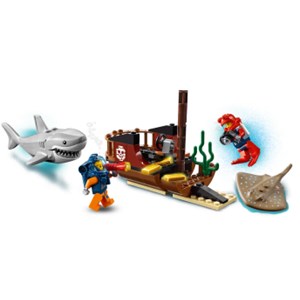 لگو سیتی کشتی اکتشاف در اقیانوس 745 قطعه مدل Ocean Exploration Ship 66113 _لگو