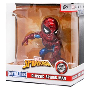 اکشن فیگور فلزی مرد عنکبوتی مدل Jada Marvel 4 Spider-Man Classic Metal Figurine _اکشن فیگور